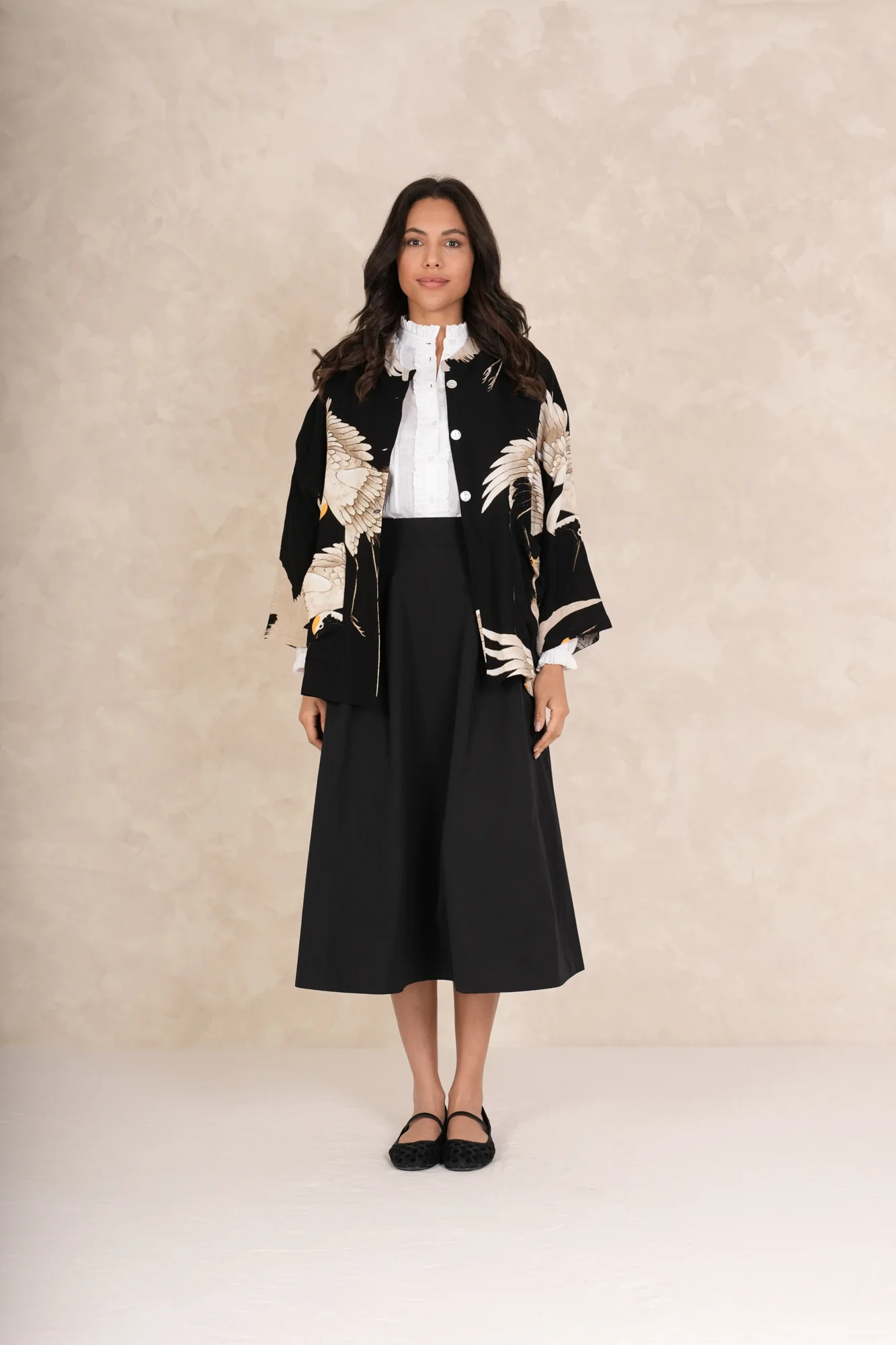 Stork Black Summer Jacket - Image 3